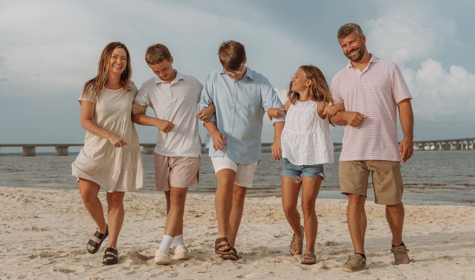 Abby Withers Beach Portrait Family Henderson Point
